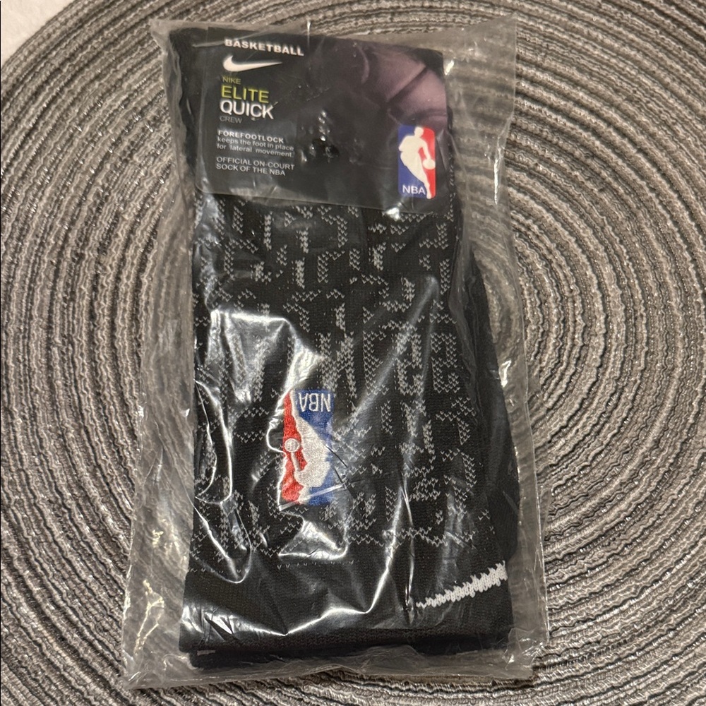 Nike Elite Quick Black NBA Basketball Socks